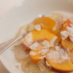 Peaches and Cream Hot Cereal